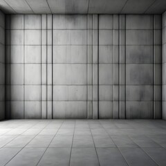 Fototapeta premium Empty Modern Concrete Room