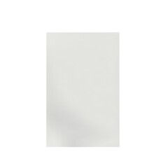 Fototapeta premium Blank White Paper Sheet on Transparent Background