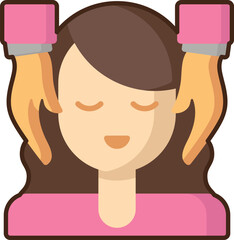 relax illustration on a white background     