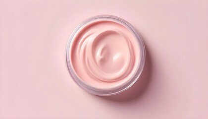 Pink Moisturizing Cream in Glass Jar