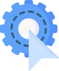 settings illustration on a white background     