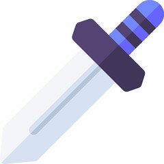 sword illustration on a white background     