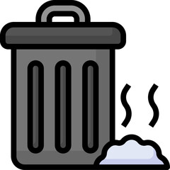 waste illustration on a white background     