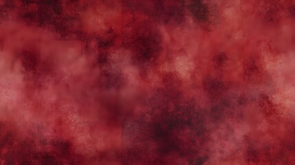 Abstract red background with mottled, watercolor-like texture.