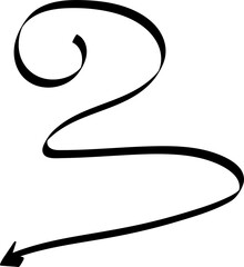 Arrows ribbon direction