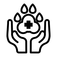 Obraz premium cross Line Icon