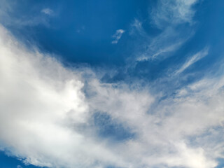 Fototapeta premium abstract background of clouds in blue sky in summer