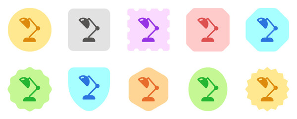 Editable table lamp vector icon. Part of a big icon set family. Perfect for web and app interfaces, presentations, infographics, etc