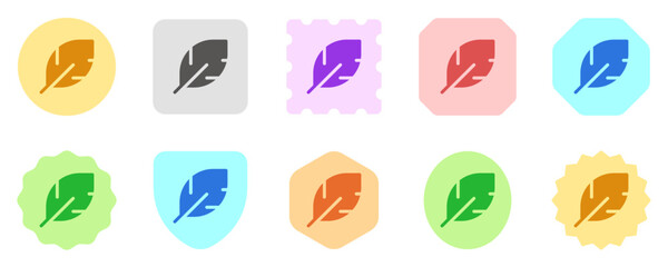 Editable feather, quill vector icon. Part of a big icon set family. Perfect for web and app interfaces, presentations, infographics, etc