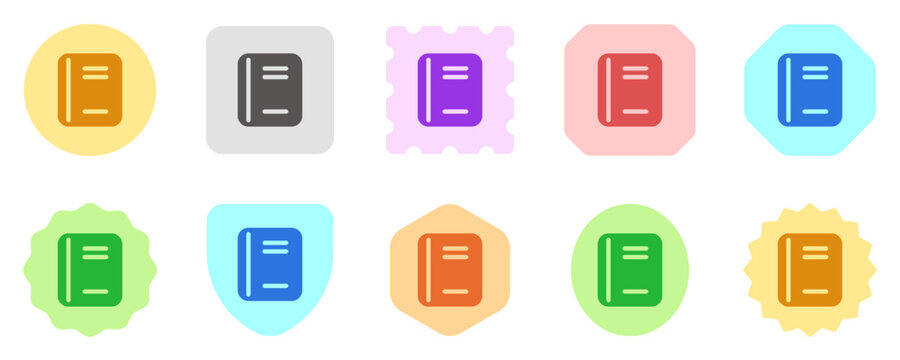 Editable book, notebook, textbook, journal vector icon. Part of a big icon set family. Perfect for web and app interfaces, presentations, infographics, etc