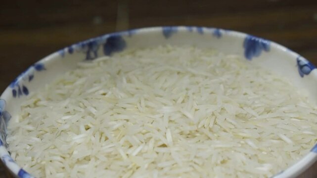 Basmati Rice in a Beautiful Bowl