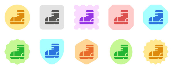 Editable shoe, boot vector icon. Part of a big icon set family. Perfect for web and app interfaces, presentations, infographics, etc