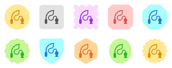 Editable fishing vector icon. Part of a big icon set family. Perfect for web and app interfaces, presentations, infographics, etc