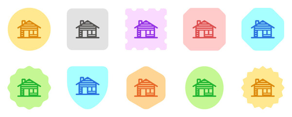 Editable cabin vector icon. Part of a big icon set family. Perfect for web and app interfaces, presentations, infographics, etc