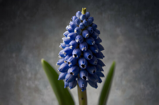 Conical Grape Hyacinth Bloom