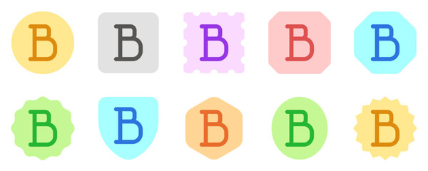 Editable bold text format vector icon. Part of a big icon set family. Perfect for web and app interfaces, presentations, infographics, etc