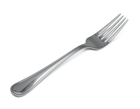 solo un tenedor recortable, fondo blanco