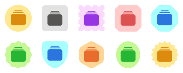 Editable vector cascade, stack view icon. Part of a big icon set family. Perfect for web and app interfaces, presentations, infographics, etc