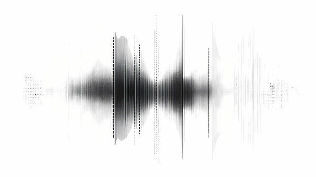 Vertical rhythm of floating parallelograms. [Cyber Serenades] | Wired Verses | linear rhythm. Illustration