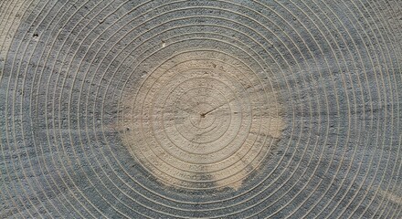 A close-up shot of the intricate texture of a tree trunk, showing the concentric growth rings and natural cracks, symbolizing the passage of time and nature's beauty