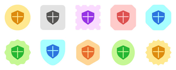 Editable vector shield protection icon. Part of a big icon set family. Perfect for web and app interfaces, presentations, infographics, etc