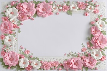 pink and white color paper