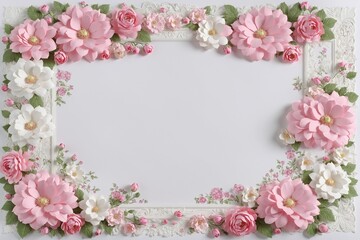 pink and white color paper