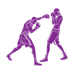 vector illustration of a man and woman