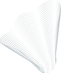 Obraz premium Circle and fluid forms with metallic silver. Modern design elements