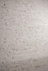 Softly lit white brick wall, clean texture, ample copy space ,  bricks,  shot