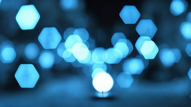 Candlelight bokeh blur as a background