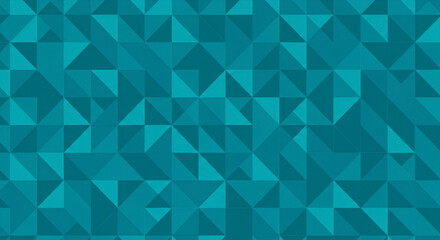 Clean Turquoise Triangles Angled Vector Art Seamless Matte Finish