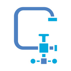Obraz premium C Clamp Icon