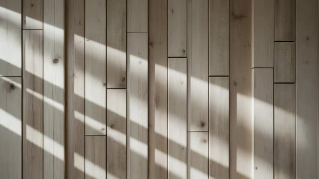 Laminate pattern of wooden strips, wood texture panel background with cladding for furniture interior design, random design floor tiles.
