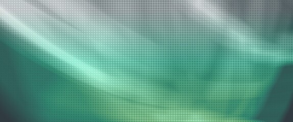 green and grey abstract wave background with motion blur and halftone texture