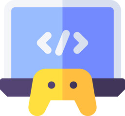 coding illustration on a white background    