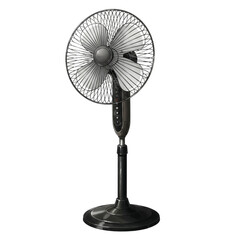 fan isolated on black
