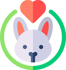 cruelty free illustration on a white background     