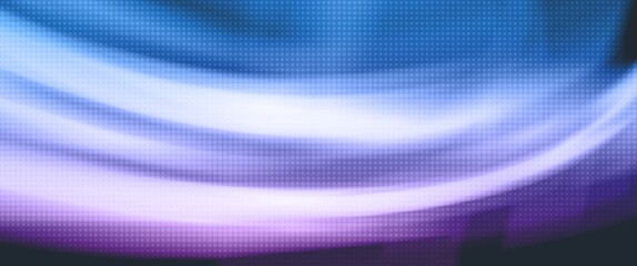 purple and blue abstract wave background with motion blur and halftone texture