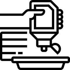 dishwashing illustration on a white background     