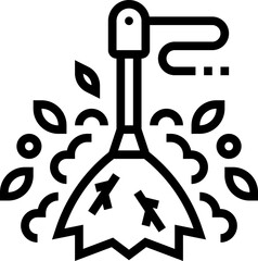 duster illustration on a white background     