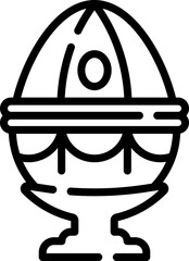 faberge illustration on a white background     