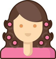 hair treatment (2) illustration on a white background     