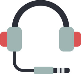 headphone illustration on a white background     