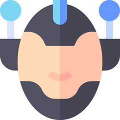 humanoid illustration on a white background     