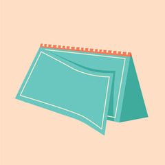 desk calendar illustration