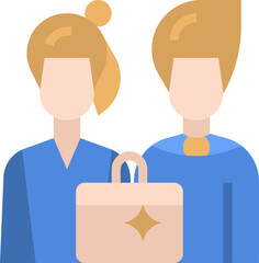 job illustration on a white background   