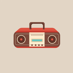 unique radio illustration