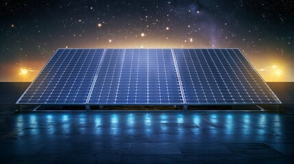 Solar panel isolated on transparent background photovoltaic cells studio lighting logos .