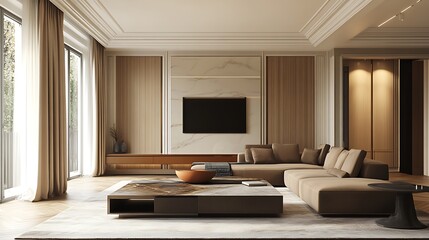 Luxurious Modern Living Room Interior Design